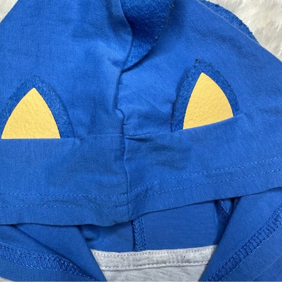 Sonic the Hedgehog 2 Pc Set T-Shirt & Shorts Blue & Grey Size 6 - Picture 4 of 16